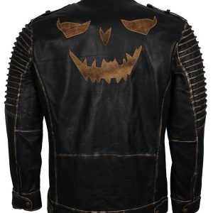 Suicide Squad Joker Black Leather Jacket