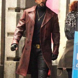 The Suicide Squad Will Smith Brown Trench Coat