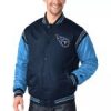 Tennessee Titans Varsity Blue Bomber Jacket