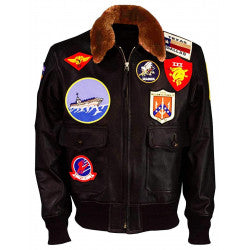 Tom Cruise Top Gun Leather Jacket