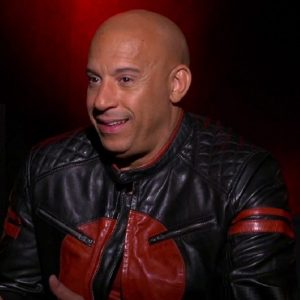 Alternative view of Bloodshot Vin Diesel Black Red Quilted Biker Jacket
