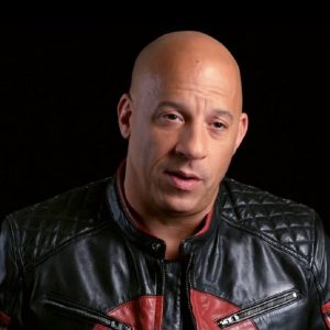 Bloodshot Vin Diesel Black Red Quilted Biker Jacket