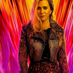 Barbara Minerva Wonder Woman 1984 Cheetah studded Jacket