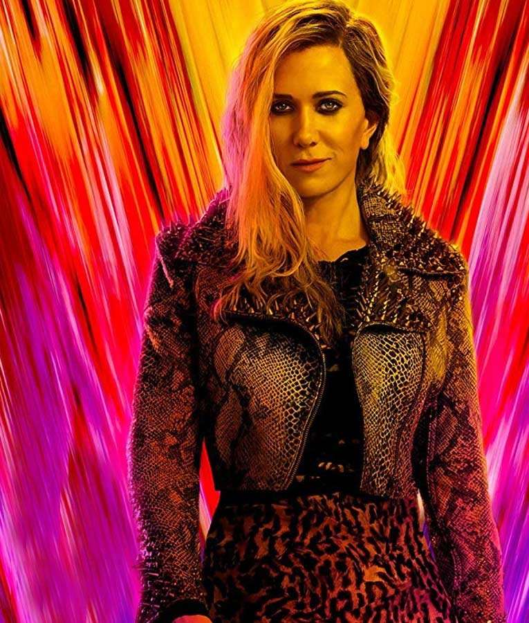 Barbara Minerva Wonder Woman 1984 Cheetah studded Jacket