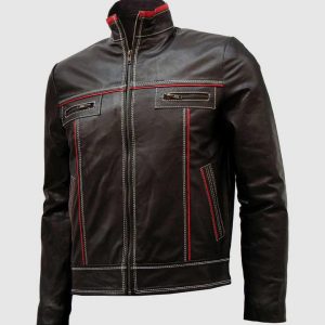 MEN'S CLASSIC LEATHER RACER JACKET