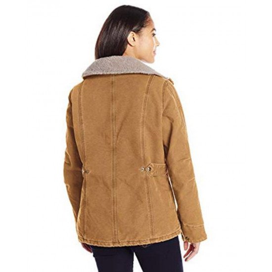Kelsey Asbille Yellowstone Brown Jacket - Image 3