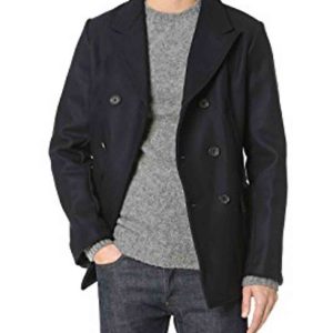 Alternative view of Daniel Craig Skyfall Black Peacoat