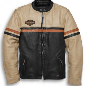 Men’s Harley Davidson High Quality Racing Leather Jacket