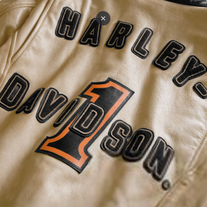 Alternative view of Men’s Harley Davidson High Quality Racing Leather Jacket