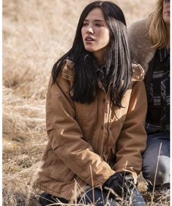 Alternative view of Kelsey Asbille Yellowstone Brown Jacket