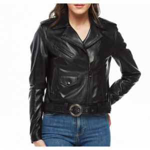 ANITA SPORT WOMEN LEATHER JACKET BLACK