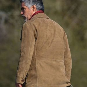 Alternative view of Mission Impossible Dead Reckoning Part One Esai Morales Suede Jacket