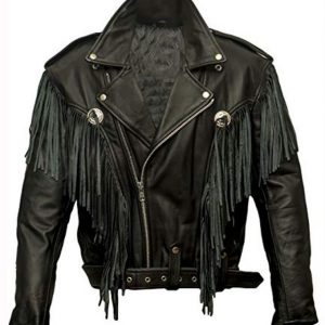 Money Heist Alba Flores Fringe Leather Jacket