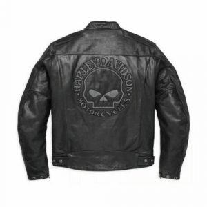 Alternative view of MOTORCYCLE SKULL REFLECTIVE MOTO GEAR BIKER HARLEY DAVIDSON JACKET