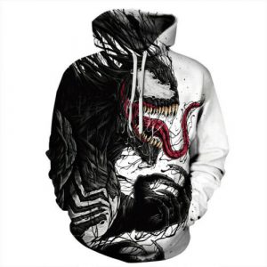 Venom Hoodie 3D Printed Men Women Fashion Sweatshirt Pullover Jumper Jacket Coat