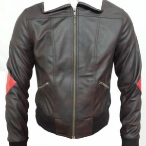 Alternative view of The Harley Quinn Bombshell Leather Jacket