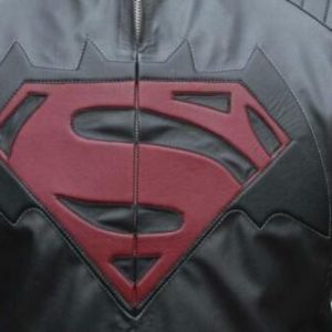 Alternative view of Mens Leather Batman vs Superman Dawn Of Justice Black Jacket