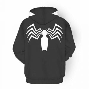 Alternative view of Venom Spiderman Hoodie
