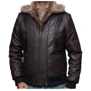 Spiderman Homecoming Vulture Brown Leather Jacket