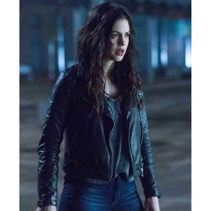 Titans Conor Leslie Black Biker Leather Jacket