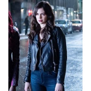 Alternative view of Titans Conor Leslie Black Biker Leather Jacket