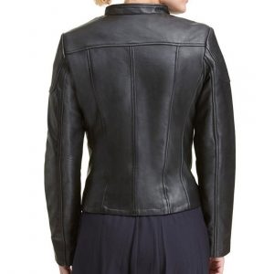 Alternative view of Women's Casual Black Leather Jacket