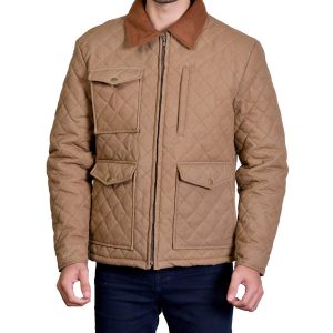 John Dutton Yellowstone Brown Quilted Jacket