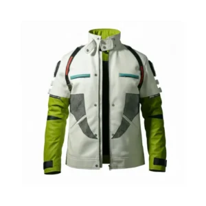 Apex Legends Crypto White and Green Jacket Front