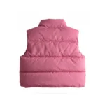 Enid Sinclair Wednesday Hot Pink Puffer Jacket Back