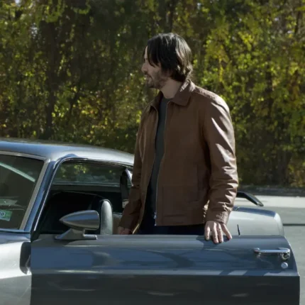Keanu Reeves John Wick Brown Leather Jacket