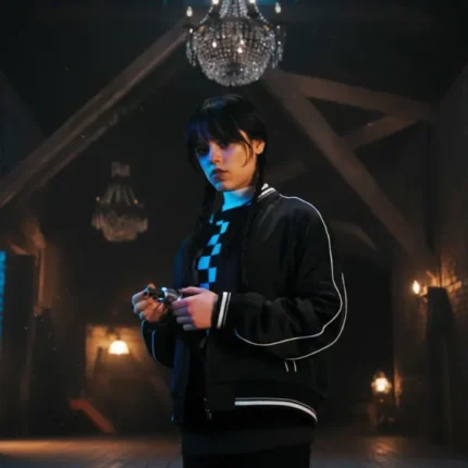 Wednesday S1 Jenna Ortega Bomber Jacket