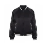 Wednesday S1 Jenna Ortega Bomber Jacket Front