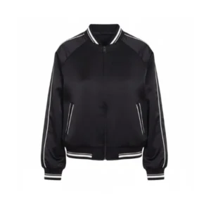 Wednesday S1 Jenna Ortega Bomber Jacket Front