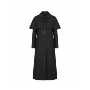 Wednesday S2 Jenna Ortega Long Coat Front
